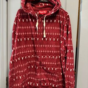 Festive Fun Men's Zip-Up Hoodie